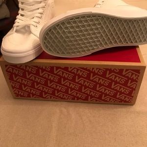 Vans white hightops